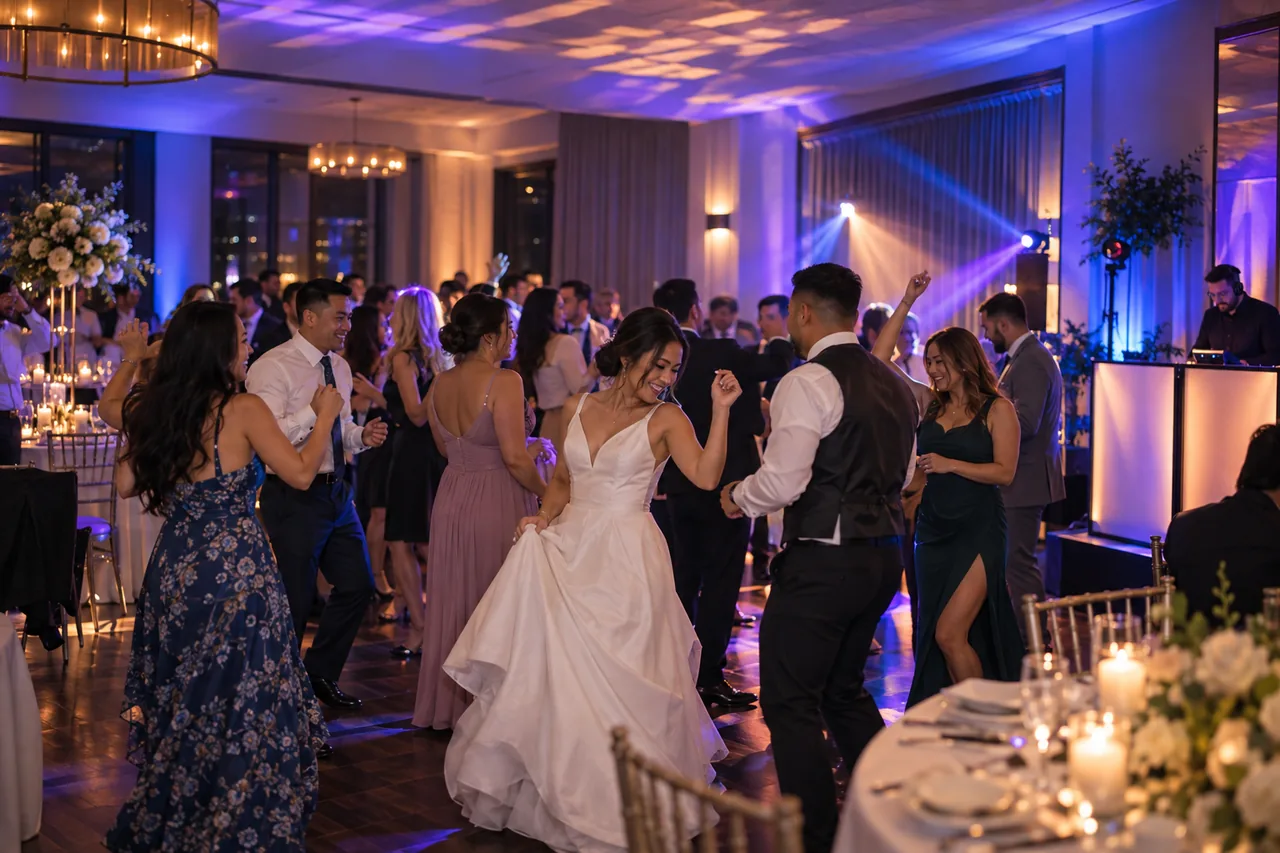 Dance Floor Lighting at a small or medium Ontario event